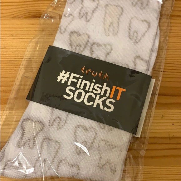 Truth Accessories - Truth funny tooth socks gift NWT